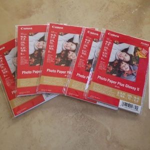 SALE! Bundle of 5 Canon Glossy Photo Paper